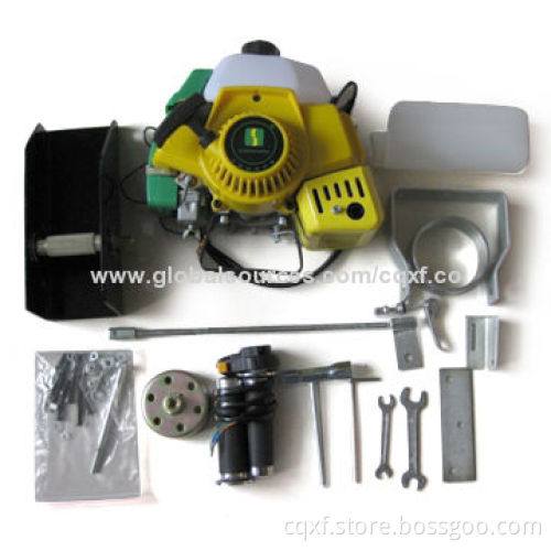 Friction Bicycle Engine Kit with 4-stroke Single Cylinder, Air-cooling and 0.55L Fuel Volume